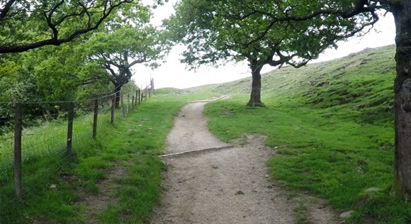Steep Incline after Mam Tor road